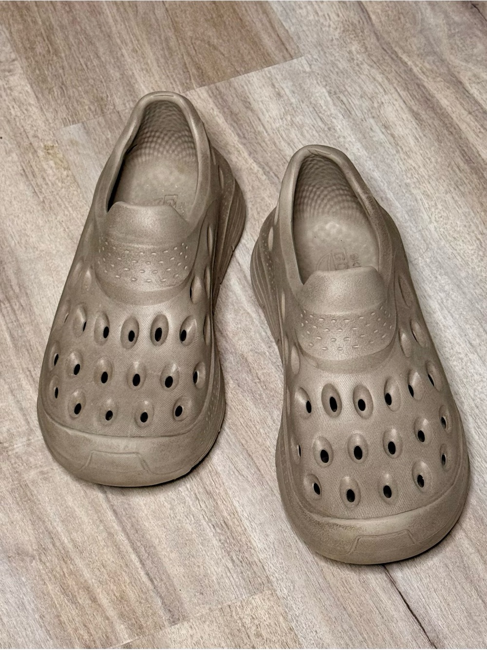 Skechers Neutral Beige Slip-On Foam Clog Unisex